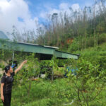 Nhiều đồi núi sạt lở, người dân sống bất an